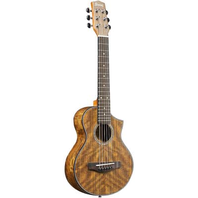 Ibanez EWP14OPN Exotic Wood Piccolo Acoustic Guitar Regular Natural image 3