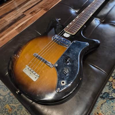 1963 Kawai Crown Solidbody Electric - Japan - Sunburst image 2