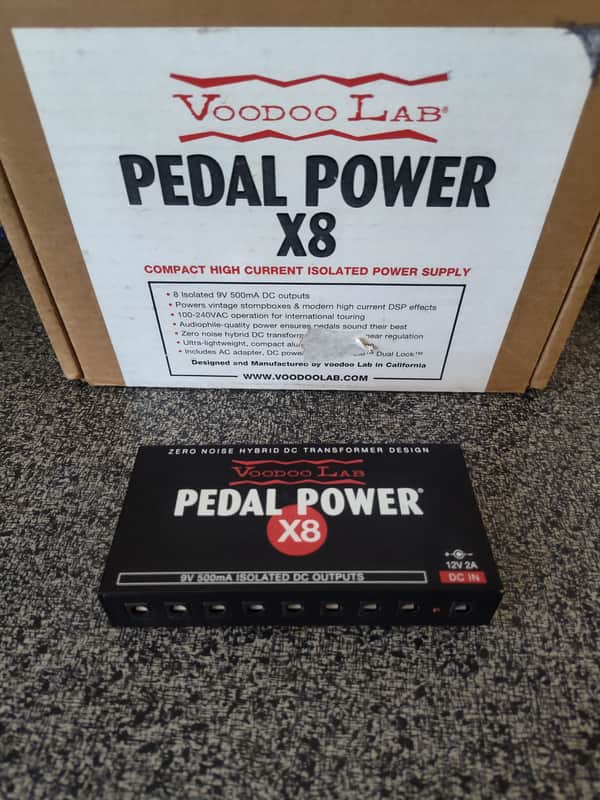 Voodoo Lab Pedal Power X8 2020 - Present - Black image 1