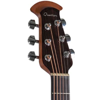 Ovation Celebrity Elite Plus CE44P-TGE Mid-Depth Acoustic-Electric Guitar - Dark Tiger Eye image 19