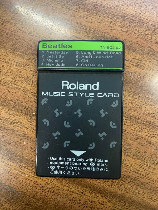 Roland TN-SC2-02 Beatles Music Style Card imagen 1