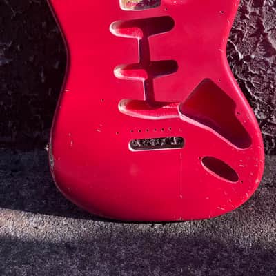 Fender Stratocaster 1964 – Original Pre-CBS BODY & NECK – Brazilian Rosewood / Clay Dots image 2