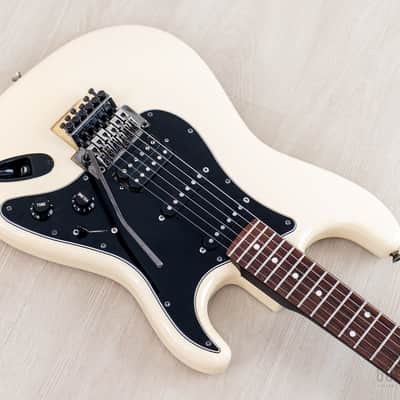 2012 Fender Stratocaster ST62-FR SSH Superstrat Vintage White w/ Floyd Rose, DiMarzio & Duncan, Japan MIJ image 9