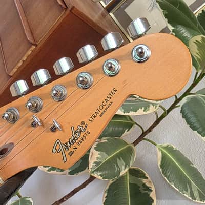 Fender American Standard Stratocaster 1990-1991 CASE QUEEN TIME CAPSULE 3 Tone Sunburst 3TSB 90s USA Strat Electric Guitar image 6