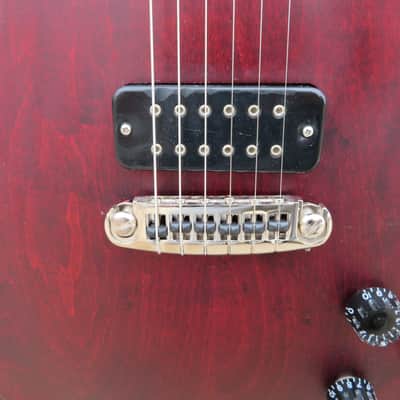Gibson Les Paul Melody Maker 2014 Faded Cherry w/DiMarzio DP209BK, ResoMax Bridge & Orig Softcase image 3