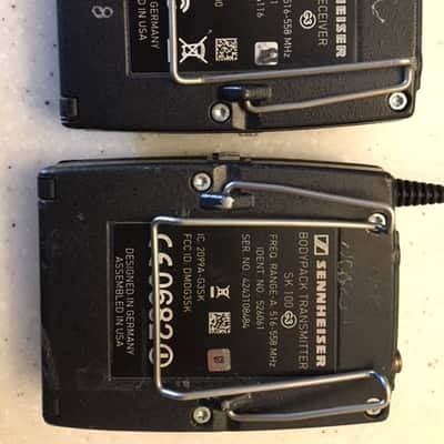 Sennheiser EW 100 G3 A-Band Wireless Transmitter, Reciever, Shure 184, SKP 300 G3 Package image 4