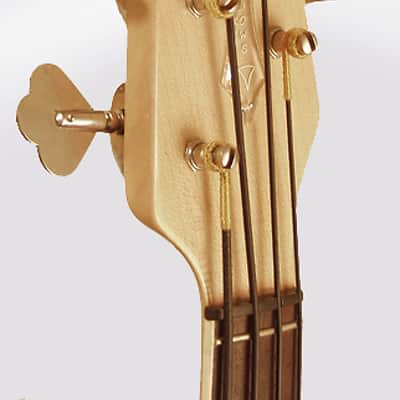 Baldwin - Burns  Shadows Bass Solid Body Electric Bass Guitar (1967), ser. #20440, original black tolex hard shell case. image 4