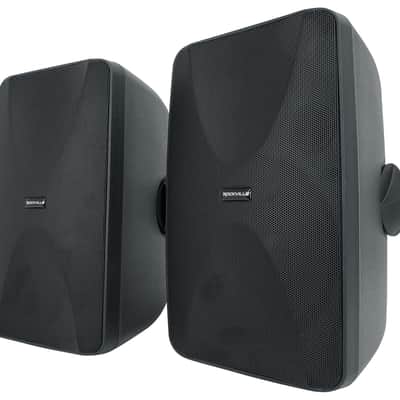 Rockville 6-Zone Commercial/Restaurant Bluetooth Amp+10 Black 6.5" Wall Speakers image 12