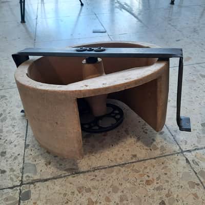 leslie styrofoam drum rotor and frame AND lower mounting plate image 2