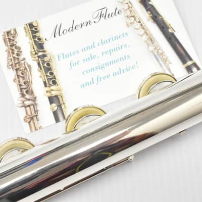 Handmade Pearl Dolce Semi-Pro Flute Offset G Split E B Foot Handcut PH-7 Sterling Headjoint image 19