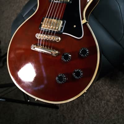 Orville by Gibson LPC Les Paul Custom with Rosewood Fretboard 1991 Wine Red image 6