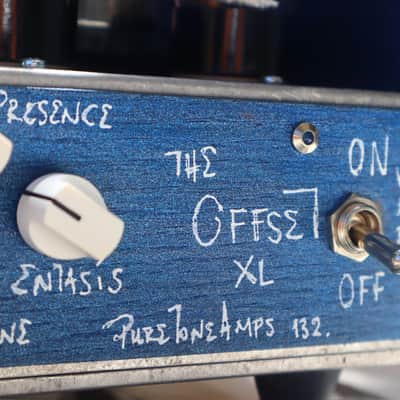 Pure Tone Amps the Offset XL Bass Amp Metallic Blue image 3