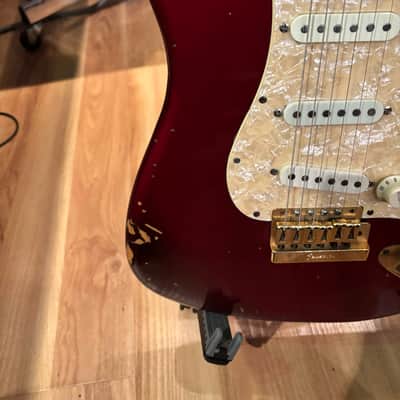 Fender The Strat with Rosewood Fretboard 1980 - 1983 - Ruby Red image 3