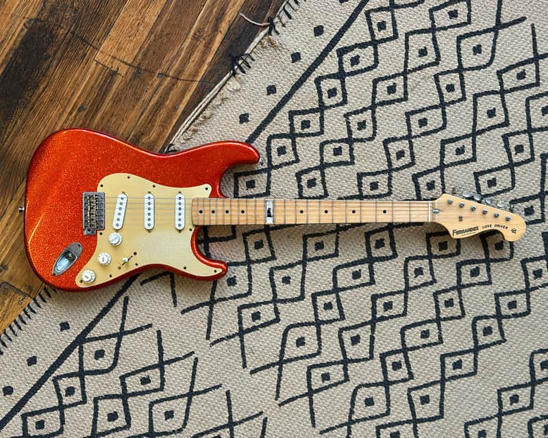 2001 Red Sparkle Fernandes LD-95KK Love Driver L`Arc-en-Ciel Ken