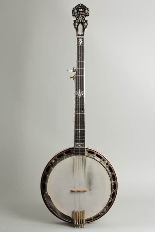 Deering Banjo Company  John Hartford 24 fret Model made for, owned and played by John Hartford 5 String Resonator Banjo (1982), ser. #1702, original black rigid foam case. image 1