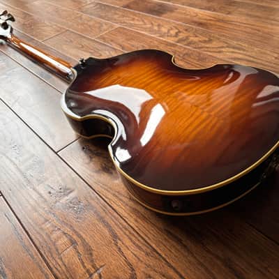 1988 Greco VB-650 Violin Bass Beatles McCartney Black TapeWound MIJ Fujigen Japan image 12