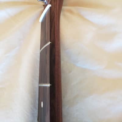 $575 Warmoth Deluxe 5 in line Jazz Bass neck in Rosewood - Ziricote fretboard plus Gotoh GB7 tuners image 5