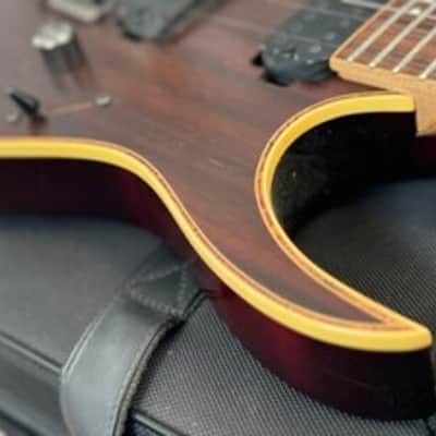 LOADED Original Ibanez Guitar BODY RG721RW PREMIUM in Charcoal Brown Flat (CNF) image 2