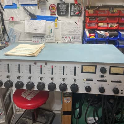 Vintage RCA BC-18 Analog mixer console sidecar desk - modified with Elco breakout inputs and XLR stereo direct outs image 14