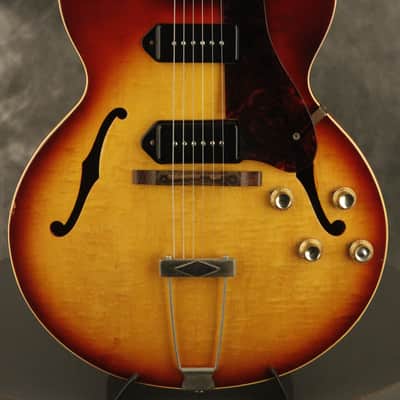 1962 Gibson ES-125 TDC Sunburst w/flame maple top image 1