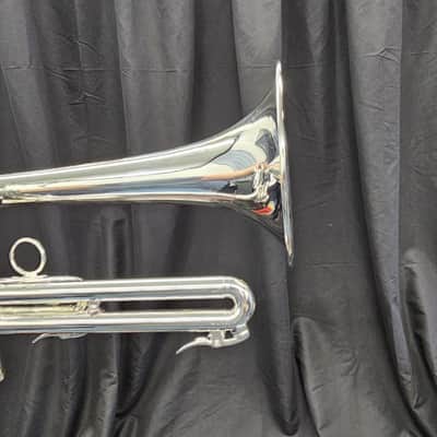 Schilke E3L-4 Traditional Custom Series 4-Valve Eb Trumpet with Tuning Bell - Silver Plated 2026 w/ case image 9