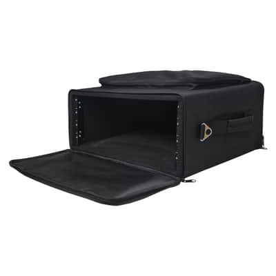 STRB-416B | Portable 4U Soft Rack Bag Case w/ 14" Rackable Depth, Plywood Frame, Padded Nylon, Shoulder Strap, Accessory Pocket image 5