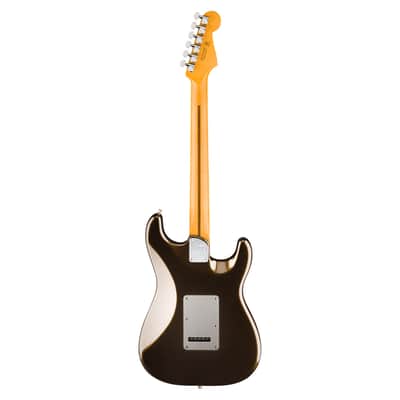 Fender American Ultra II Stratocaster Left-Hand - Texas Tea w/Ebony FB image 8