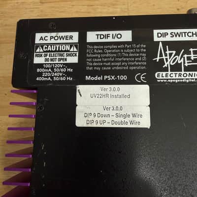 Apogee PSX-100 2-Channel 24-Bit 96kHz A/D-D/A Converter image 10
