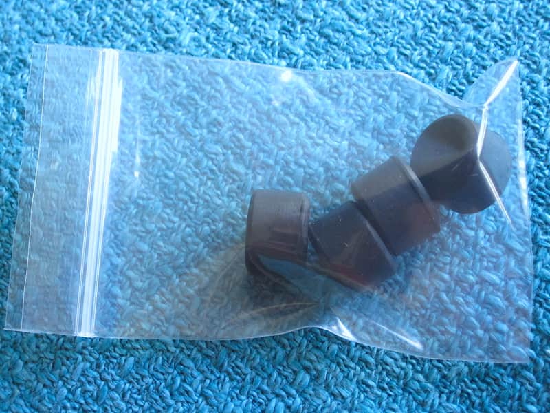 Conga & Bongo Rubber Lug Rod Tips Protector Caps Feet - NOS image 1
