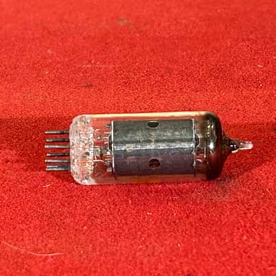 RCA Vintage Single 6AU6 Preamp/Amplifier Vacuum Tube 1960s - Clear Glass / Red Letter image 5