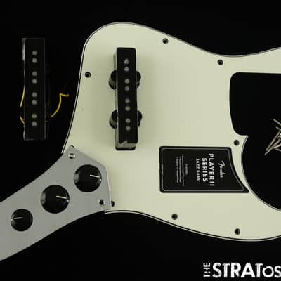 Fender Player II Jazz Bass LOADED PICKGUARD Guitar, Alnico 5 Parchment 3 Ply image 1