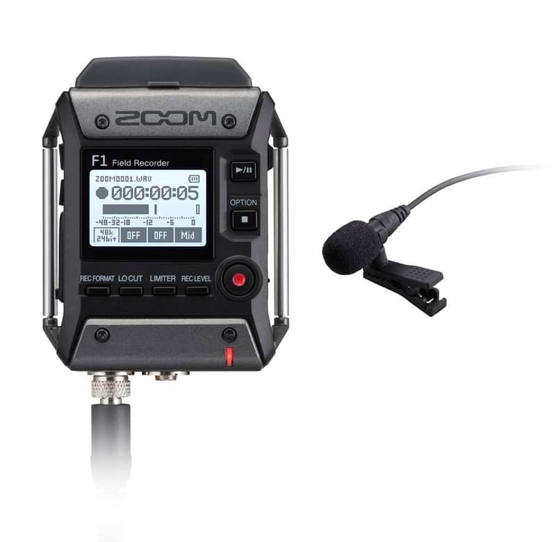Zoom - F1-LP - field recorder + Microfono lavalier image 1