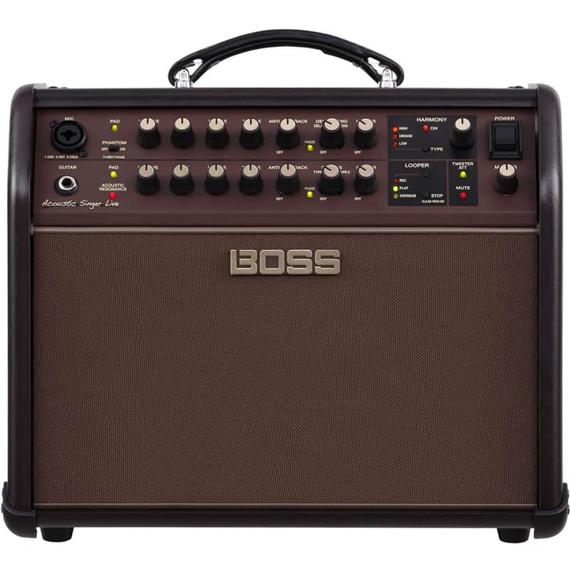 BOSS Acoustic Singer Live Acoustic Guitar Amplifier - 60 Watts, Brown image 1