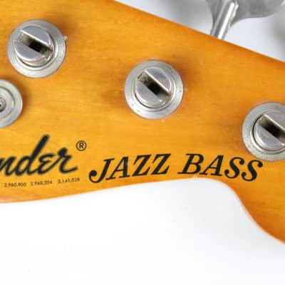 1969 Vintage Fender Jazz Bass Maple/Rosewood NECK USA 1960s Early-CBS w/Original Tuners image 13