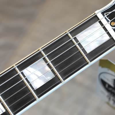Minty! 2021 Gibson Custom Shop Les Paul Custom Electric Guitar Alpine White + COA OHSC image 10
