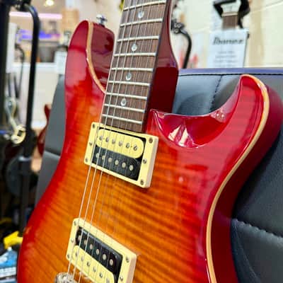 🌟2007 KOREA🌟 PRS SE Custom 22~ Flat Top Model~ Cherry Sunburst~ Moon Inlays! image 7