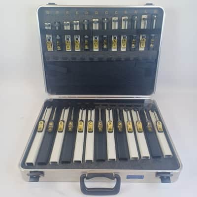 Schulmerich Two-Octave Melody Chimes G4-G6 25-Note Set+Hardshell Case Instrument image 1