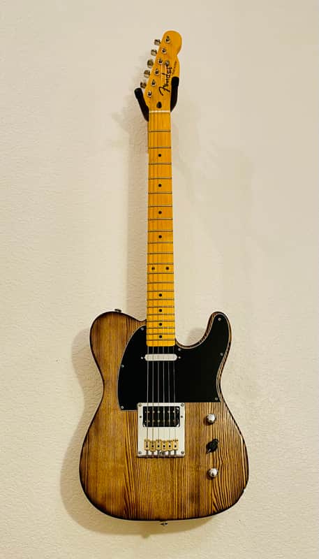Partscaster Telecaster Roasted Ash Body HS Pickup One Piece Maple Neck 2026 - Roasted Clear image 1