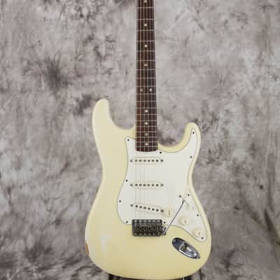 1966 Fender Stratocaster- Only Refin - Olympic White 3,3kg image 4