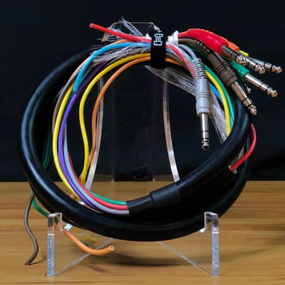 Hosa CSS802 5ft of 8 channel 1/4" TRS - Bare Patch Snake image 1