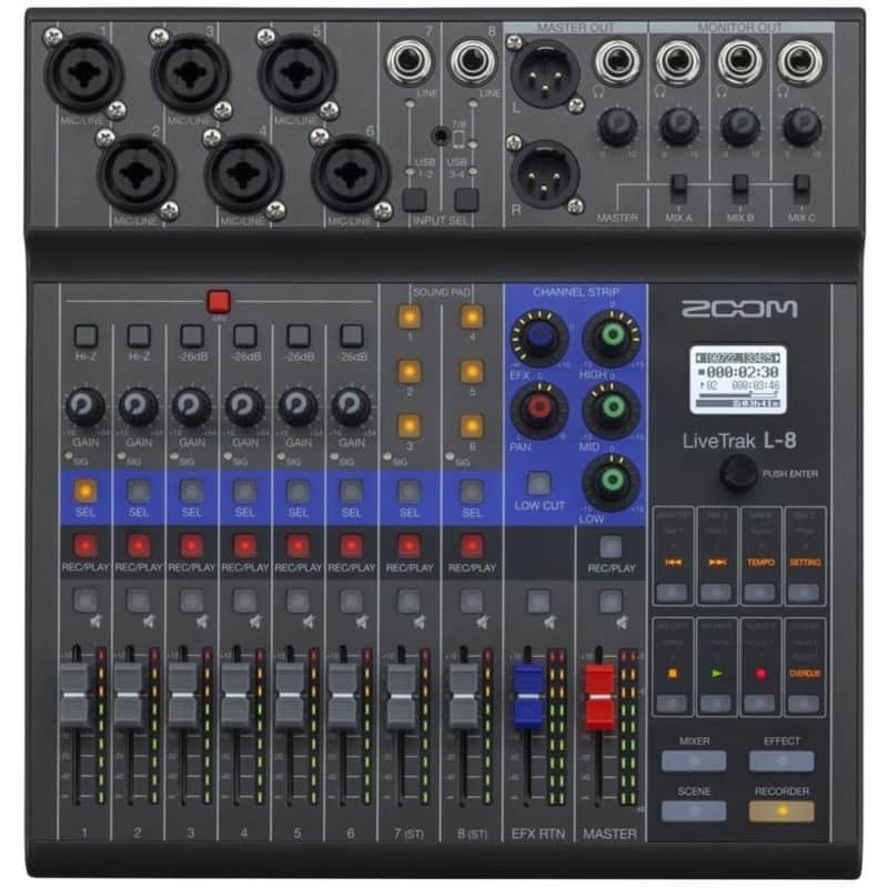 Zoom L 8 Mixer Digitale 8 Canali image 1