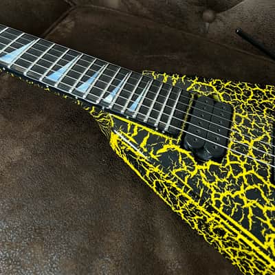 Jackson USA RR24 Rhoads Custom Shop 2024 - Black/Yellow Crackle image 5