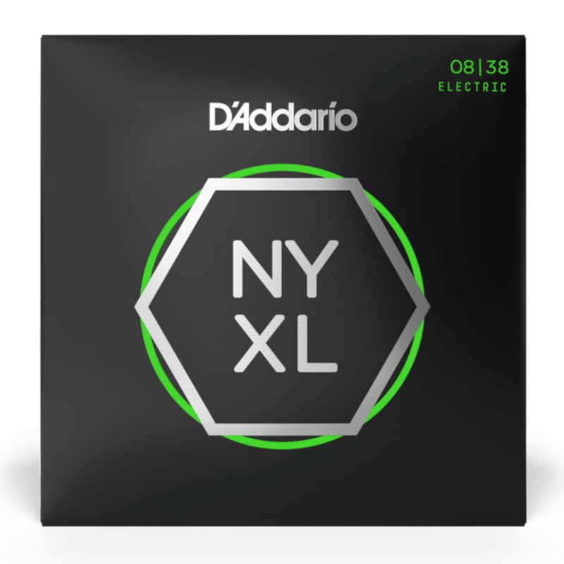 D'Addario NYXL0838 Nickel Wound Electric Guitar Strings, Extra Super Light Gauge image 1