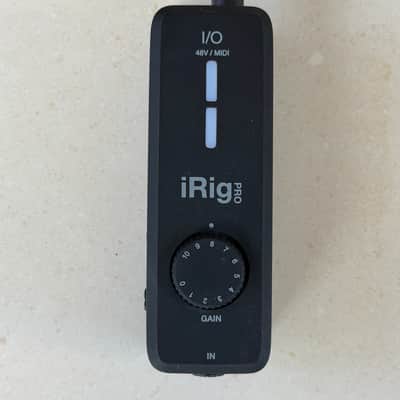 IK Multimedia iRig Pro I/O Mobile Audio Interface 2017 - Present - Black image 1
