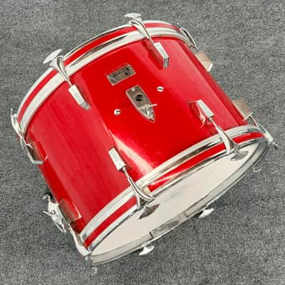 Used Vintage Sonor 4pc Champion Drum Set Red - Fair image 5