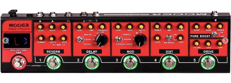 Mooer Red Truck 値下げ Mooer Red Truck Combined Effects Pedal | Reverb