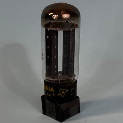1950s Sylvania 5U4GB Vintage Black Plate Halo Getter Rectifier Tube!T395 image 3