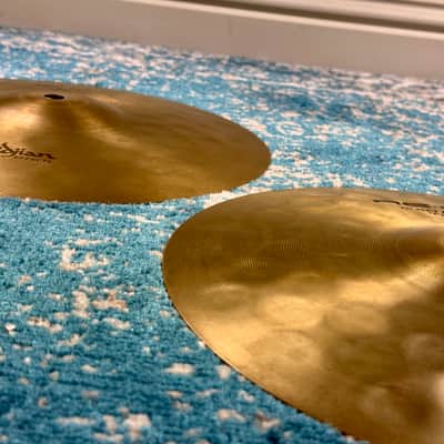 1998 12” Zildjian REMIX HIHATS 664g 965g image 10