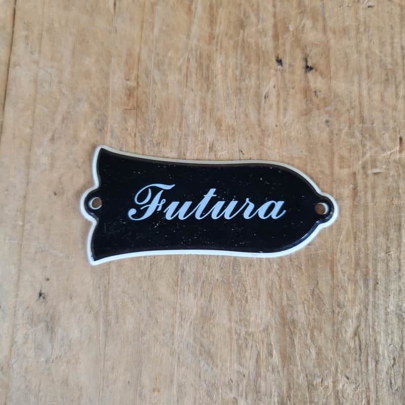 Gibson Futura Truss Rod Cover 1983 - Black image 1