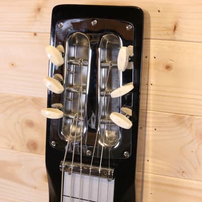 Regent (Guyatone) HG-96c Vintage Lap Steel Guitar - Black/Silver